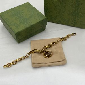 Lyx klassiska guldhalsband mode smycken g hängen bröllop hänge hög kvalitet med box ggm1