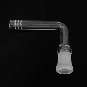 Glass downstem diffusersmoking accesories 14mm female 90° bending high profile male female down stem adapter for glass bong pipe