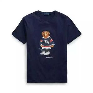 Polos björn skjorta mens ralphs kvinnor tshirt usa kort ärm hockey eu uk storlek matini kapten laurens poloshirts i33b# 070f