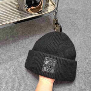 Lüks lowe örme şapka tasarımcısı Beanie Cap Erkek ve Kadın Fit Şapkası Kaşmir Mektubu Boş Zaman Kafatası Açık Moda Yüksek Kalite1ljb