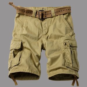 Shorts masculinos verão coreano Militar Green Goods Men Wash Logo Wash