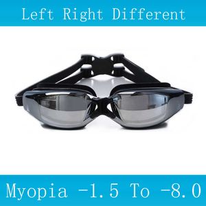 Goggles Swim Glasses Myopia Prescription Corrective Lens Pool Waterproof Adult Child Professional Swim Eyewear Optical Swimming Goggles P230408