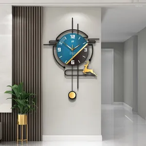 Wall Clocks Northern Europe Luxury And Fashionable Living Room Decoration Clock Hanging Home Restaurant Corridor Creativity