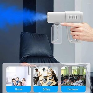 Attrezzature per l'irrigazione Pistola a spruzzo Nano Luce blu Nebbia Disinfezione Elettrica UV Fogger Palmare Atomizzatore Home Office Macchina disinfettante per l'aria