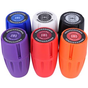 Wine Barrel Style Smoking Herb Grinders and Jar 2 in 1 Plastic Tobacco Grinder Metal 3-Pieces Hand Mechanical Grinding Shredder Crusher