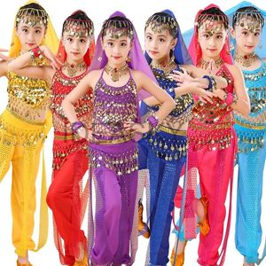 Palco desgaste Bellydance Belly Dance Costume Set Profissional Árabe Crianças Sari para Mulheres Adulto Sexy Meninas Egípcias Oriental