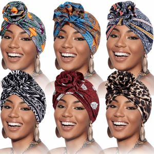 BeanieSkull Caps Bohemia Bonnet für Frauen weich vorgebundener Knoten Mode Plissee Turban Cap Beanie Headwrap Schlafmütze Chemo 230408