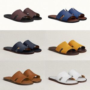 Izmir sandaler läder brun vit sommar oran chypres sandal tofflor män kvinnor arv strand blå röd svart bild