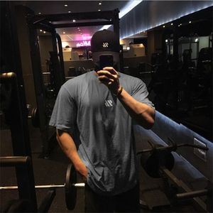 Erkek tişörtleri nefes alabilen pamuk tişörtleri yaz spor salonları fitness vücut geliştirme kolsuz erkek moda gündelik egzersiz tees üstleri giyim 230407