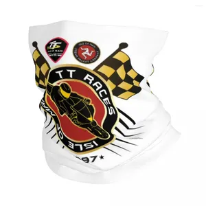 Halsdukar Races Motocross Bandana Neck Cover Printed Isle of Man Face Scarf Multi-Use Pannband Ridning för män Kvinnor Vuxen hela säsongen