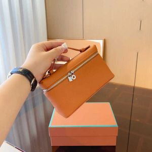 Loro Piano Bag Desing Lunchbox Pocket Totes Designer Tote Bag Women Handbag Fashion Solid Color Quality Cosmetic Bag Leather Purse
