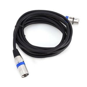 Freeshipping 3 Pin 3M 10Ft XLR Male To XLR Female Plug MIC Microphone Audio Extension Cable Egcwo