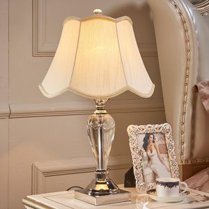 Table Lamps SeeingDays 33x58cm European Style K9 Crystal Lamp For Bedroom Living Room Bedside Fashionable Modern Home Decoration