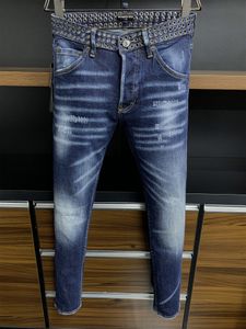 DSQ PHANTOM TURTLE Jeans Men Jeans Mens Luxury Designer Jeans Skinny Ripped Cool Guy Causal Hole Denim Fashion Brand Fit Jean Man Washed Pant 60868
