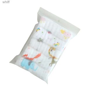 BIBS BUK ZBIERANIA GORĄCA SPRZEDAŻ 5PCS/ZESTAW 30*30 cm Saliwa Baby Ręczniki 6 -warstwowa bawełniana gazą beklonkę nowonarodzone kwadratowe kasztanie śliniaki myjne kolor losowy 231108