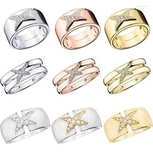 Cluster Rings Frances Divine Star Ring For Women Sterling Silver Jewelries Items Low Price Luxury Paris Mauboussin Jewelry