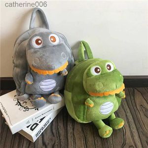 Zaini Dinosauro del fumetto Zaino per bambini Simpatico zaino da scuola per animali 3D per ragazzo Ragazza Autunno Inverno Peluche per bambini Zaino per la scuola maternaL231108