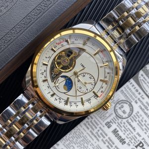 Breitl orologi da polso per uomo 2023 nuovi orologi da uomo tourbillon orologio meccanico automatico Top Luxury Brand cintura in acciaio da uomo moda fasi lunari Montre de luxe