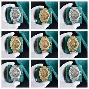Montre de Luxe Mens Watches 42mm 2824 Automatisk mekanisk rörelse 904L Steel Case Diamond Watch Wristwatches