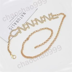 G8 Fashion Brand Letter Chains Belt för kvinnor Casual Dress Accessories Luxury Midjebältes Designer Womens Gold Midjeband GC276L