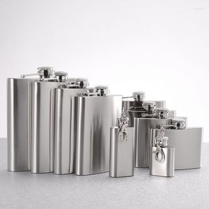 Hip Flasks Portable Outdoor Camping Wine Bottle Stainless Steel Decanter Pot Drinker Alcohol Drinkware