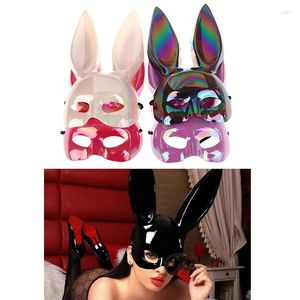 Party Supplies Women Halloween Sexy Mask Cosplay Props Female Half Face Ears Bar Nightclub Costume Accessory