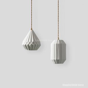 Hängslampor nordiska keramiska lampor modernt led sovrum studie dekoration belysning vardagsrum hängande kök fixtur