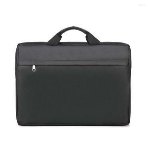 BROCKASER Business Document Notebook Laptop Bag Portable Men Handbag Oxford Organizer Portfölj File Messenger Shoulder