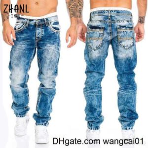 Men's Jeans Straight Jeans Man Vintage Wash Denim pants Spring Summer Boyfriend baggy Jeans men Streetwear Cacual Designer Cowboy Trousers 0408H23