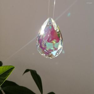 Chandelier Crystal Camal 2Pcs 50mm AB Color Bauhinia Shaped Pendant Prisms SunCatcher Lamp Hanging Christmas Ornament Home Decor