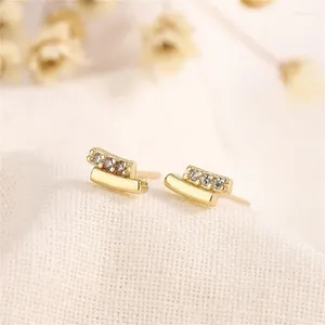 Stud Earrings Zircon Elegant Design Eye-catching Ladies Jewelry Fashion Comfortable To Wear Fashionable