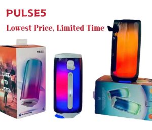 Pulse5 música em tela cheia alto-falantes coloridos bluetooth à prova dmini água mini som subwoofer sem fio