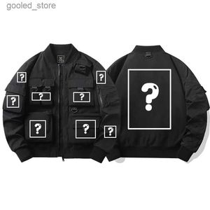 Men's Jackets Custom Waterproof Japanese Harajuku Gothic Male Urban Streetwear Y2k Techwear Coat Cyberpunk Bomber Jacket For Men Q231109