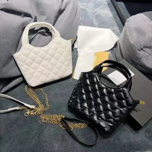 3A Tote Handbag Women Metal Logo Diamond Checker PU Materiale Borsa con cerniera di grande capacità Designer di lusso