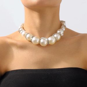 Choker Temperament Retro Luxury Wrapped Pearl Necklace