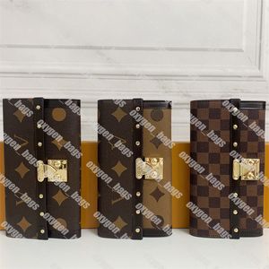 Projektantka portfel luksus l Cards posiadaczy karty płótno fanypack damskie torebki mody długie portfele sprzęgła marka Billfold Clutch torebki modowe