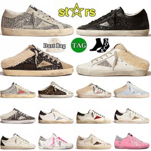 golden goose Superstar Doold Sujo Esportes Dourado Homens Mulheres Ball Star Sapatos Casuais Preto Branco Couro Plataforma Plana Sapatilhas Treinadores Esportivos com Caixa