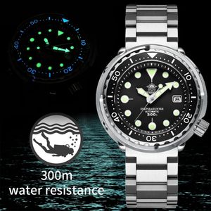 Wristwatches ADDIESDIVE Automatic Mechanical Watch Male American Stainless Steel Scratch Proof Waterproof Diving Watch Business Leisure Watch 231107