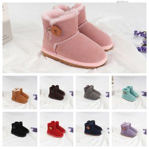 Kinderstiefel Tasman Slipper Australia Ultra Mini Plateaustiefel für Mädchen Tazz Slip-on-Schneestiefel Kind Wolle Australien Comfort Winter Designerschuhe Damen Booties 23