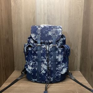 Sacos de marca Mens Brown Mochila Denim Jacquard Carta Mochila Grande Capacidade Azul Impresso Mochila Mens Travel Bag Schoolbags Womens Outdoor Casual Bags Totes