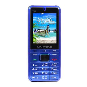 Telefoni cellulari Bluetooth 2G Torcia Standby FM Radio 4 SIM Card Telefono con fotocamera per studenti anziani con scatola V12