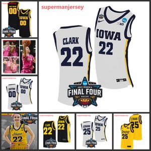 Caitlin Clark Monika Czinano Iowa Hawkeyes Maglia da basket da donna Kylie Feuerbach Shateah Wetering Molly Davis McKenna Warnock Sharon Goodman Iowa Jerseys2023