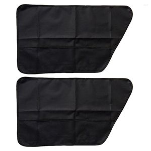 Dog Car Seat Covers 2 Pcs Door Protectors Vehicles Window Guard Panel Dogs Accessories Automotive Bling Back Mat