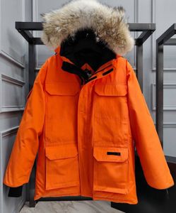 2023 Mens canadese giacche invernali spessi caldi giù uomini Parka vestiti all'aperto moda mantenendo coppia trasmissione in diretta cappotto donne oca giacca