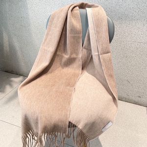 Top Quality designer scarf for women mens 100% double-sided cashmere scarf embroidered shawl with dual color autumn and winter minimalist warmth with box