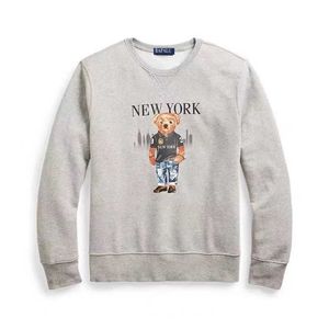 USA: s storlek Polo Bear Red Hoodie Mens Wholesale Plus Size Clothing Sweatshirt Tracksuits Shirts Män Långärmar iunt