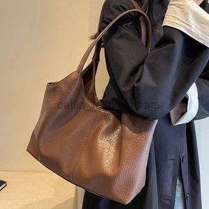 Torby na ramię jesienne zima vintage torebka o dużej pojemności damskiej torby sulder prosta torby podsiadowe i bagscatlin_fashion_bags