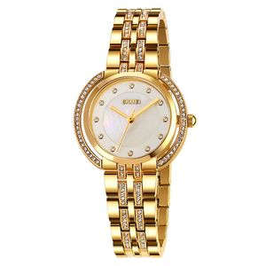 Fashoin Ladies Uhren Top Brand Designer Diamond Edelstahlband Lady Lady Armbanduhren Frauen Watch for Womens Girl Valentine's Weihnachtsmutter Tag Geschenk