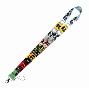 Kinder Designer Schlüsselanhänger Pinguin Cartoon Lanyards für Schlüssel Comedy Figur Umhängeband Telefon USB Ausweishalter Anime Lanyard Kinder Geschenk