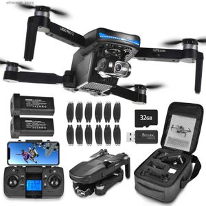 Drones G-Anica GPS Drone com câmera 4k para adultos 5G WiFi Transmissão EIS Tecnologia Gimbal Câmera Brushless Motor Professional Drone Q231108